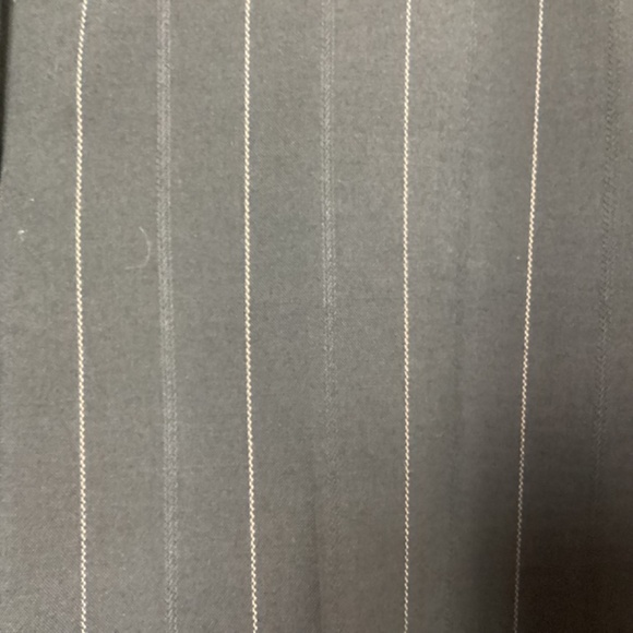 LOFT Pinstripe "Laura" Wide Leg Pants - 6P - Picture 3 of 6